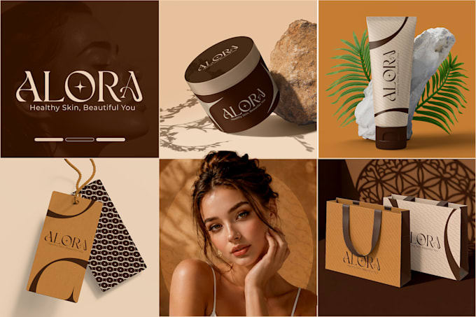 design full branding kit, brand guidelines, logo and brand style guide