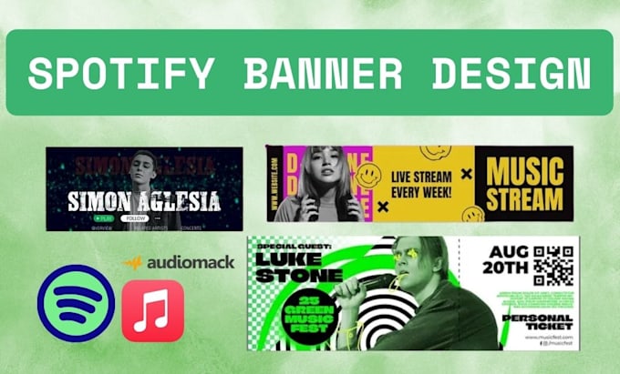 do custom spotify banner for artists to boost streams and brand impact