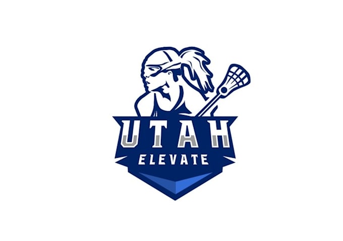 design elegant elevate girls lacrosse logo