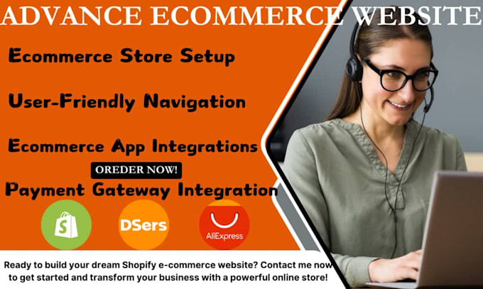 build ecommerce website shopify website design shopify website development dsers