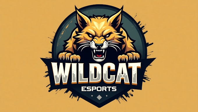 do modern wildcat logo for your business only 24 hours