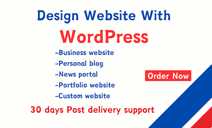 do wordpress website design with elementor