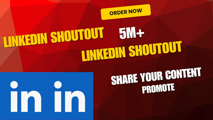 do linkedin shoutout share your content to 5 million  audience