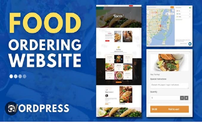 develop a wordpress website for your restaurant or food delivery service