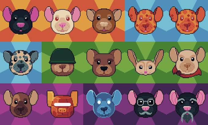 create awesome pixel art for you