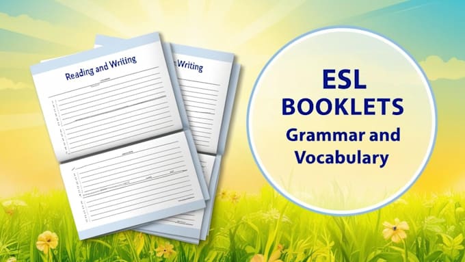 create engaging esl booklets and workbooks