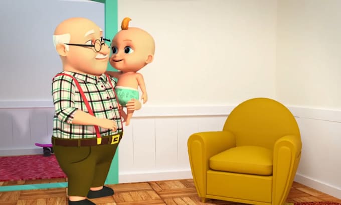 make 3d cartoon animation video 3d animation, character animation, pixar anime