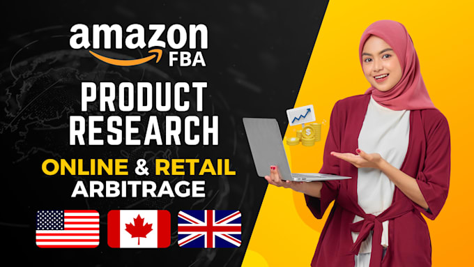 do amazon fba online arbitrage product research for USA, canada, UK retail leads
