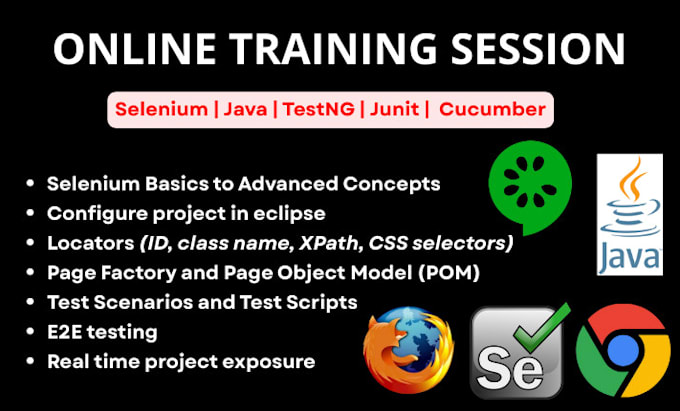 teach you web automation using selenium java and testng