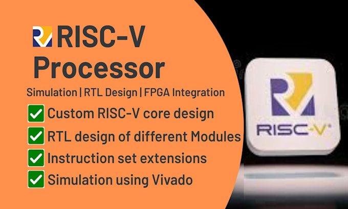 design and simulate custom riscv processor in verilog or systemverilog