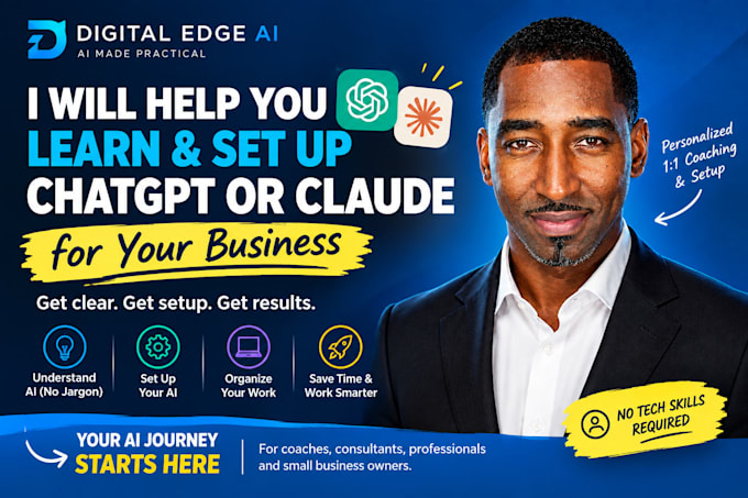 help you learn and set up chatgpt or claude for your business
