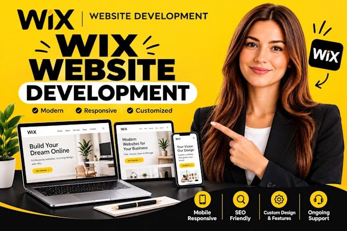 build wix website design, wix website redesign wix ecommerce website development