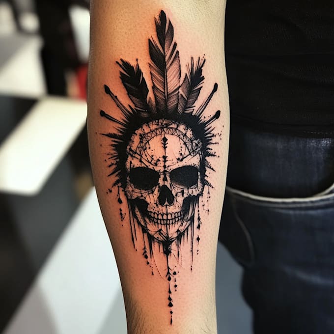create custom tattoo design, tattoo sleeve