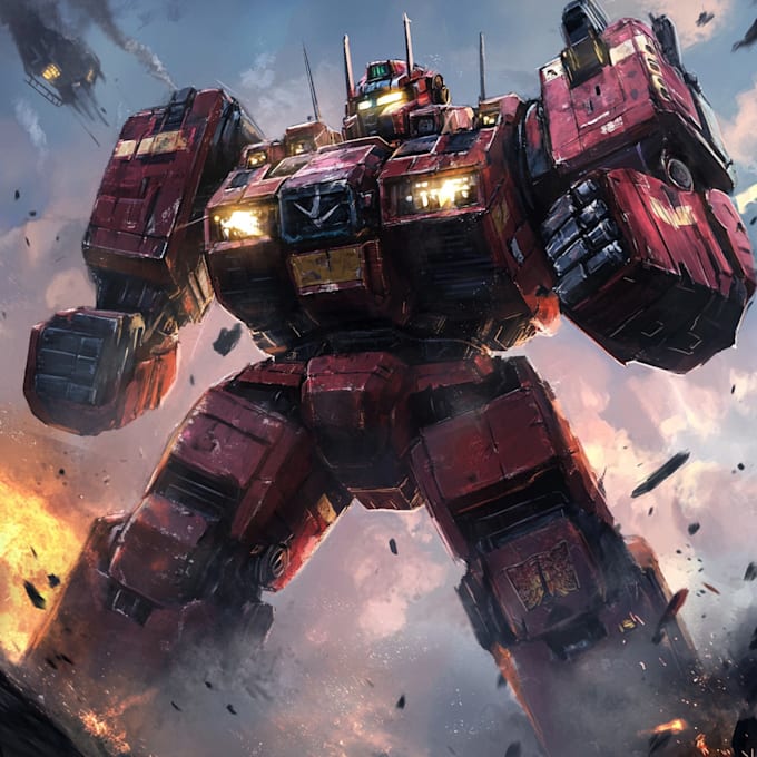 illustration and concept mecha, gundam