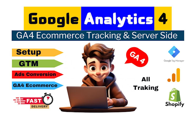 fix or setup google analytics 4 ga4 ecommerce tracking, ga4 server side tracking