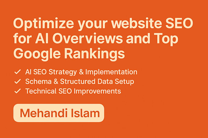 optimize your website SEO for ai overviews and top google rankings