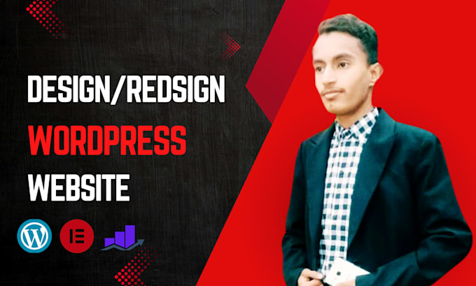 create a wordpress site design or redesign, quickly design, theme customization
