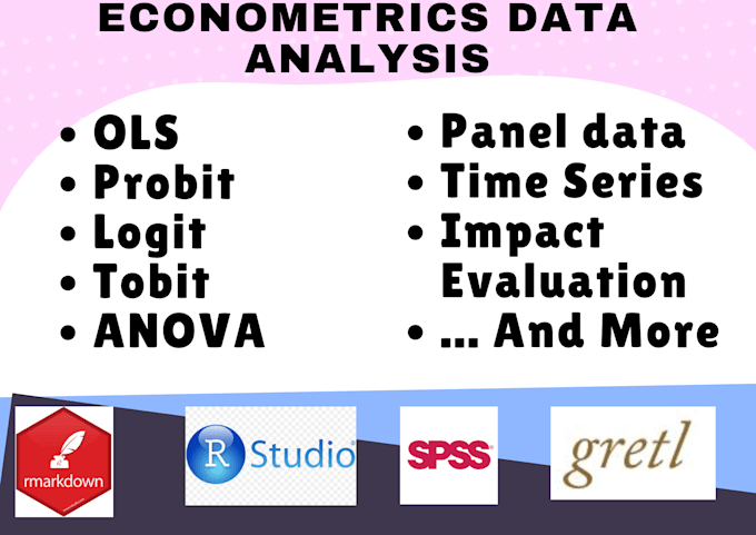 do econometrics analysis and models using r studio and spss