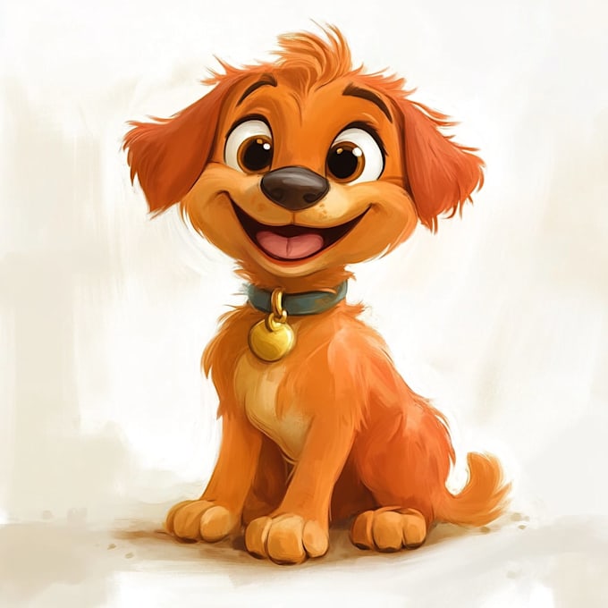 draw your couple into lovely disney cartoon portrait