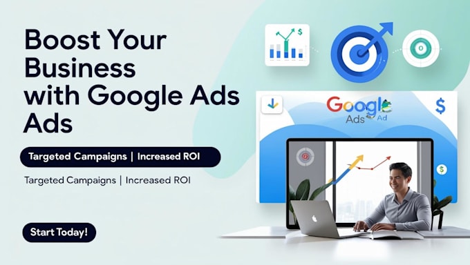 create and manage google ads PPC campaigns for search and display ads