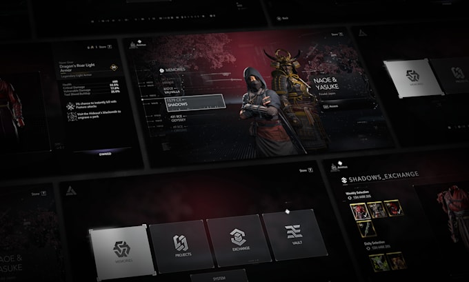 Design aaa quality ui ux for video games and websites by Danibostudios ...