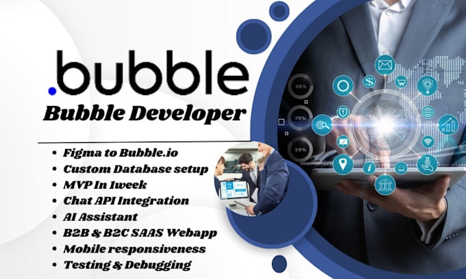 bubble app developer,build bubble mvp saas bubble ai chatgpt api bubble plugin