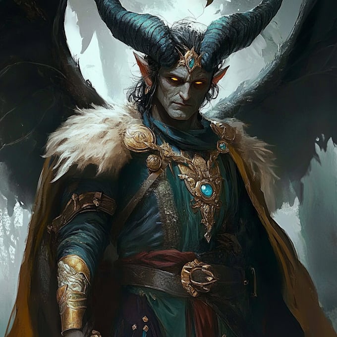 draw any illustration fantasy or comic character you ask me