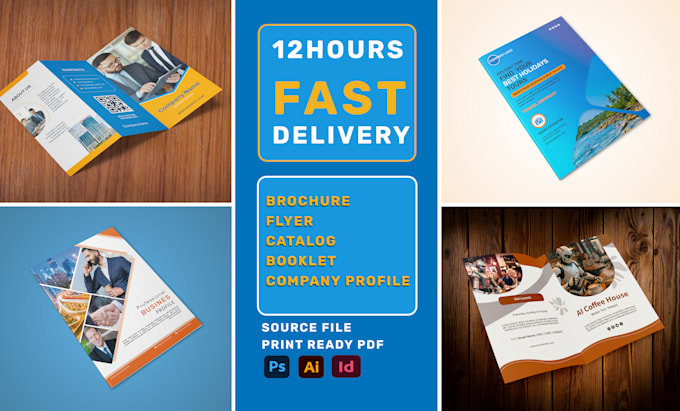 design professional brochure, flyer and leaflet