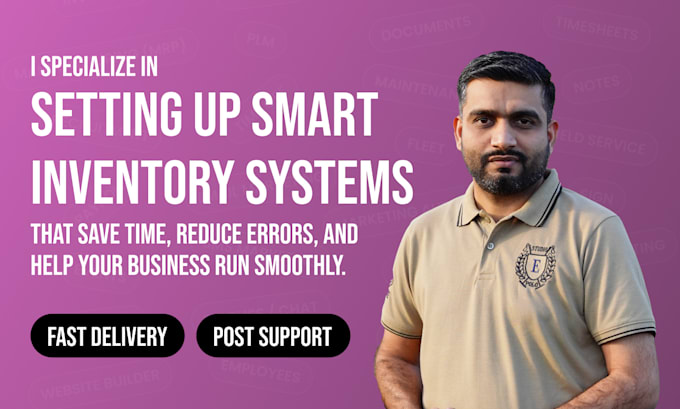 set up and manage your smart inventory and stock system