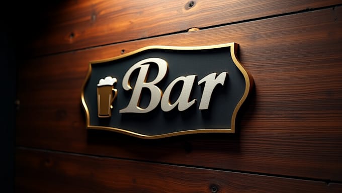 do creative bar mascot logo