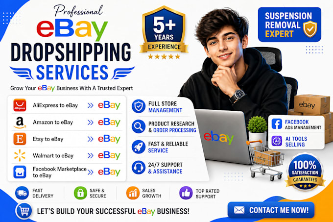 do amazon walmart aliexpress to ebay dropshipping toplisting