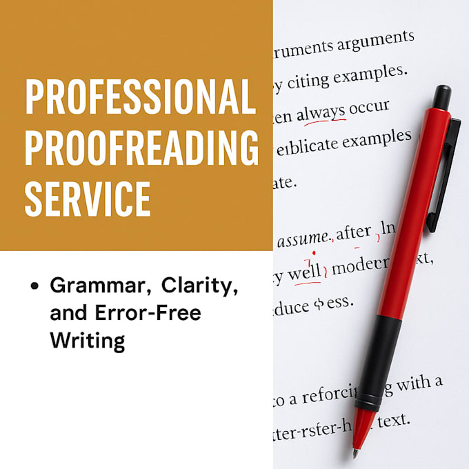 Proofread your documents professionally and accurately by Tara_c_s | Fiverr