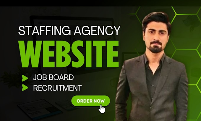 create a staffing agency website , job board or recruitment website