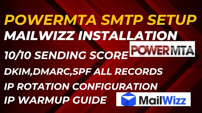 setup powermta SMTP server in your vps with mailwizz