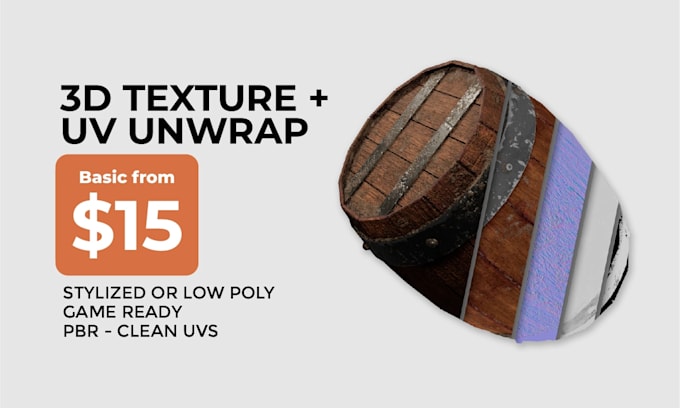texture your 3d models for animation or games