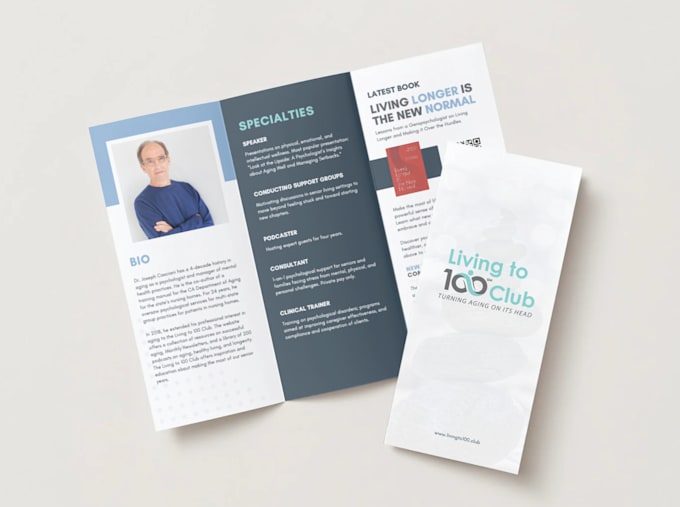 design a custom brochure based on your content