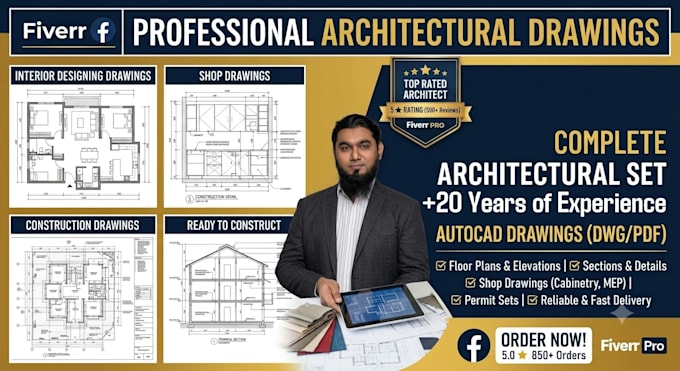 autocad interior design, shop and construction drawings, ready to construct