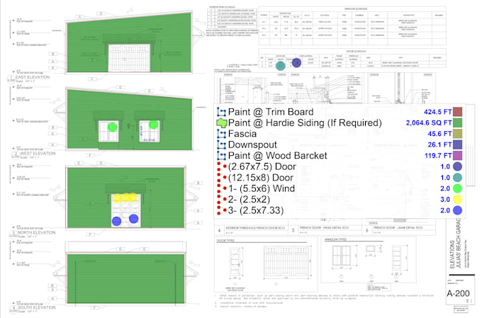 give detailed cost estimation and material takeoff