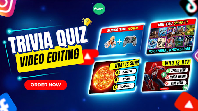 make quiz, trivia quiz videos for youtube