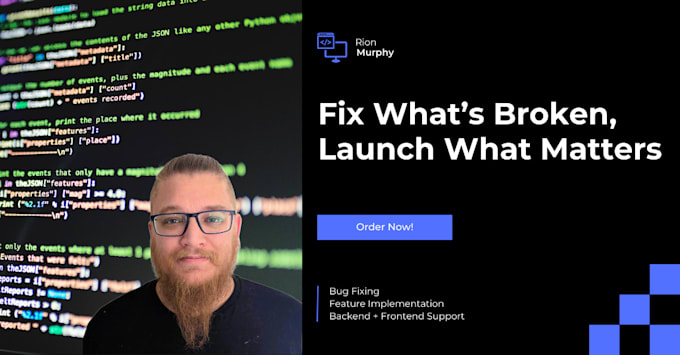 help build or fix your software or web applications