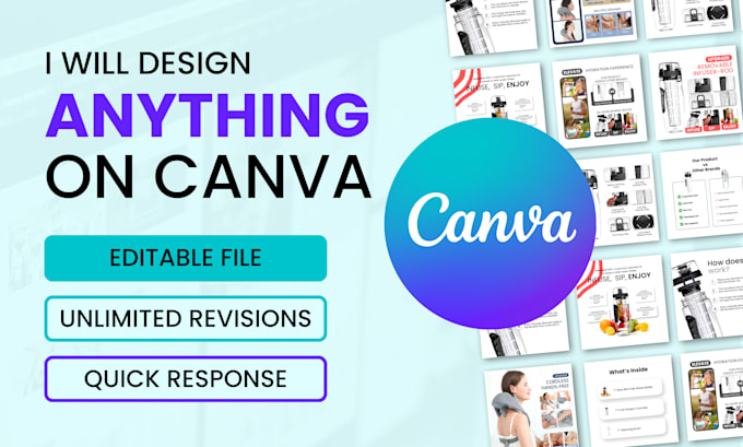 design anything in canva and provide editable template