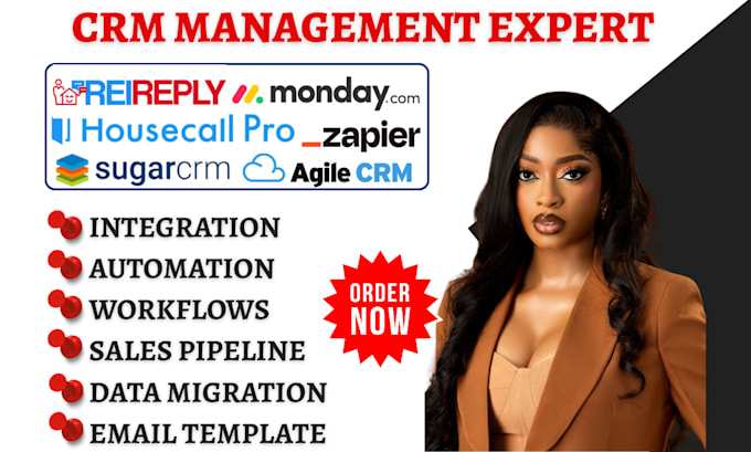 do monday automation rei reply zoho workflow sugarcrm housecall pro integration