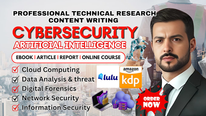 write and edit technical writing book, cybersecurity ebook, cloud computing,