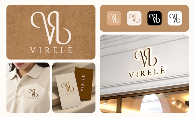design a luxury custom lettering logo for your brand