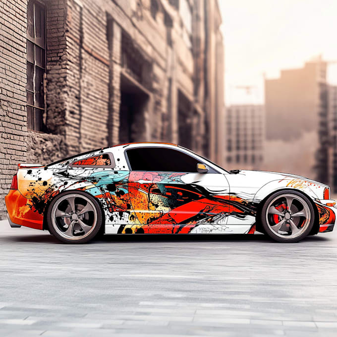 wrap design racing car wrap, car wrap design
