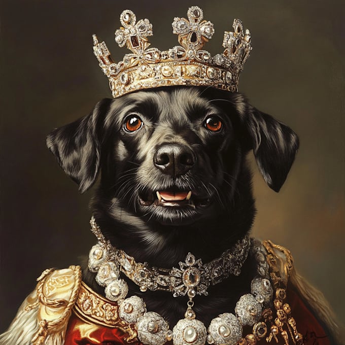 design custom pet portrait