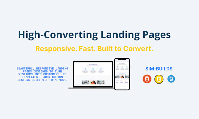 create a responsive landing page for your business