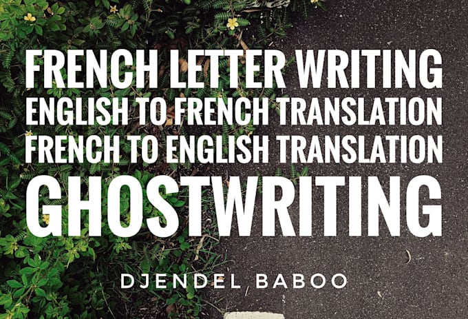 creatively write elegantly styled french