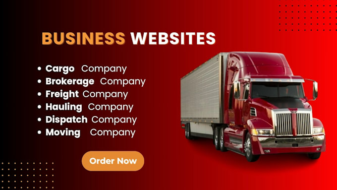build a professional logistics, freight brokerage or moving website