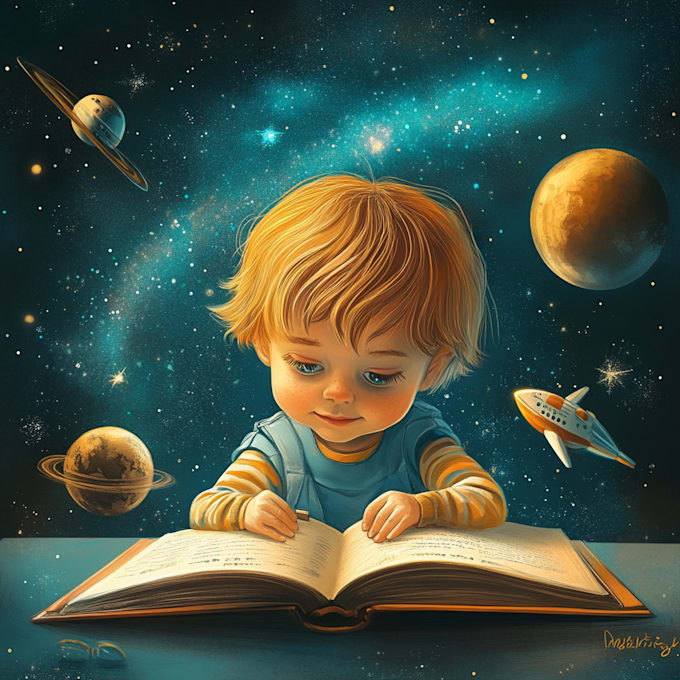 create book illustrations for children book